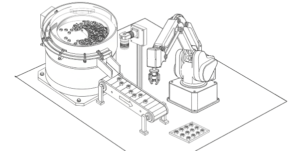 バラバラ列から部品供給タイプM構成例画像