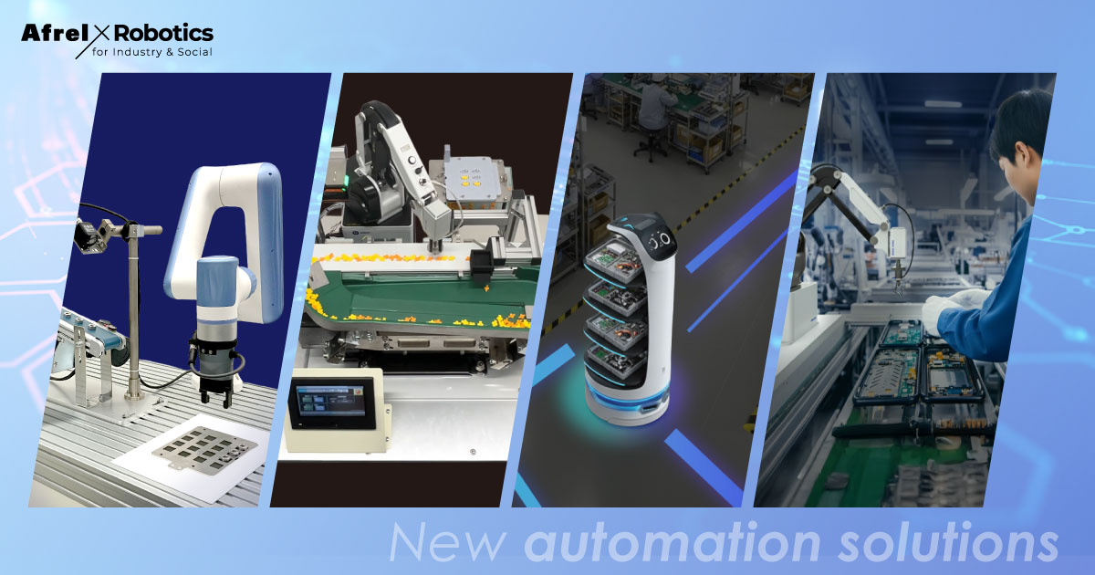 【ロボデックス】実機によるデモンストレーション初公開!<br> 小さく始め、拡張性を約束する4つの自動化ソリューション <br>成果コミットパッケージ/瞬時品種替え/複数ロボ連携/人協働モジュール