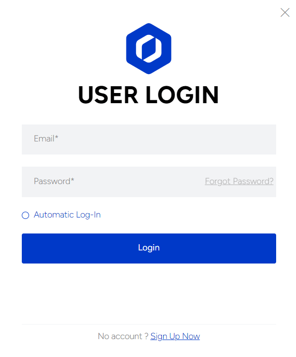 DOBOT USER LOGIN